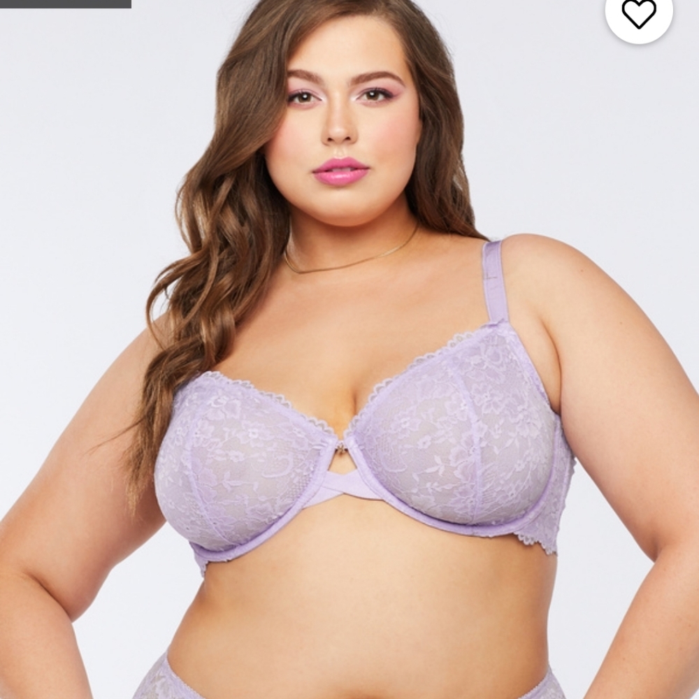 Lace Unlined Bra 36DDD